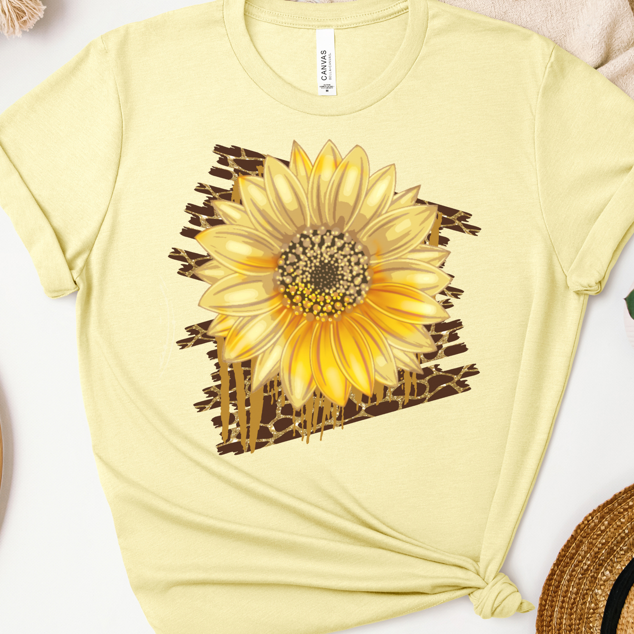 Sunflower/Leopard Print Shirt